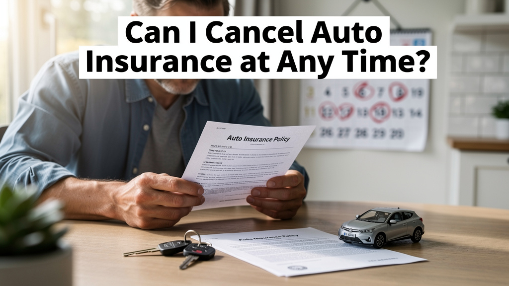Can I Cancel Auto Insurance at Any Time