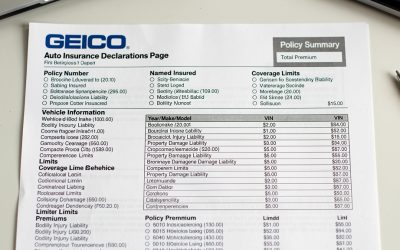 Demystifying the Geico Auto Insurance Declaration Page: Your Key to Understanding Coverage and Benefits