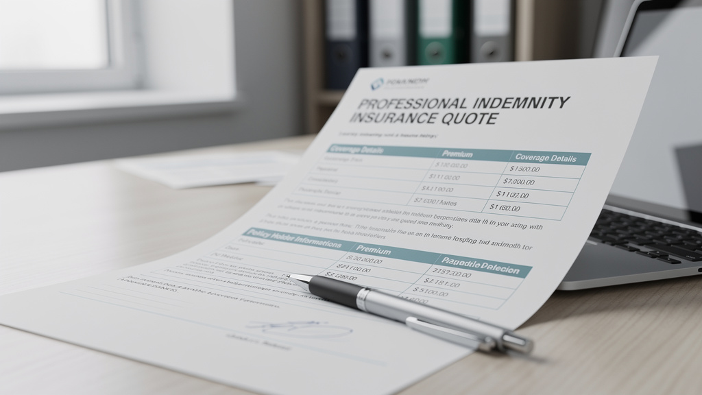 Professional Indemnity Insurance Quote