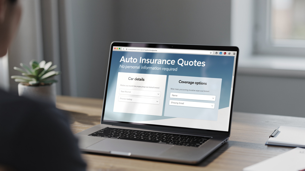 Auto Insurance Quotes Without Giving Personal Information