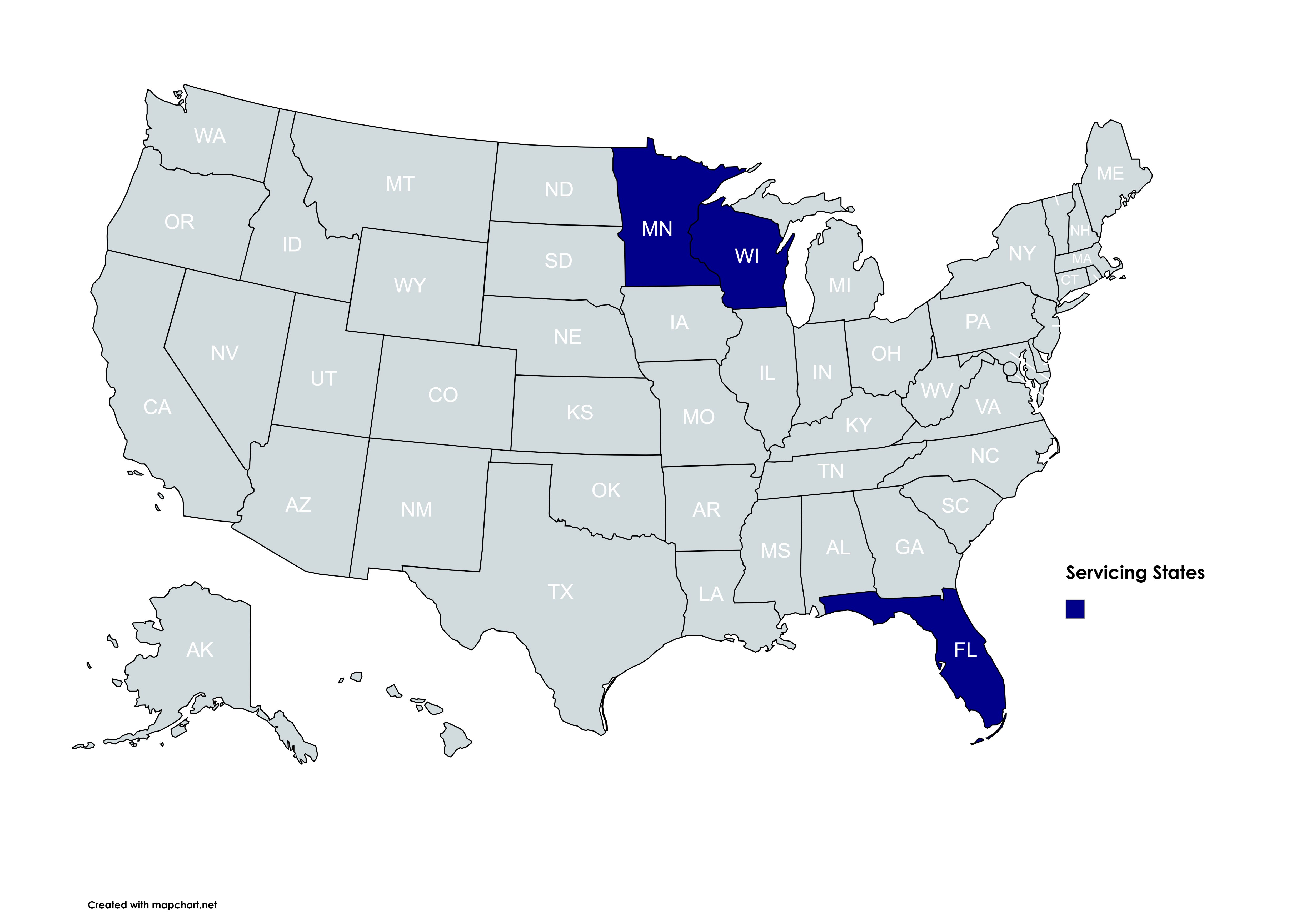 Servicing_States Servicing States